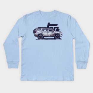 5th Gen 4Runner TRD - Ghost Kids Long Sleeve T-Shirt